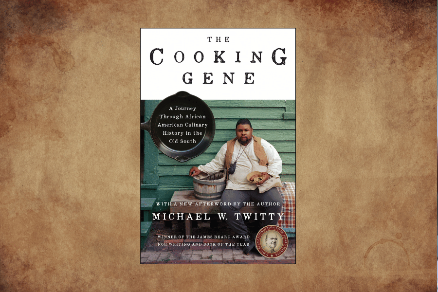 Book cover of "The Cooking Gene: A Journey Through African American Culinary History in the Old South" by Michael W. Twitty, points to History of Food and Cooking book list.