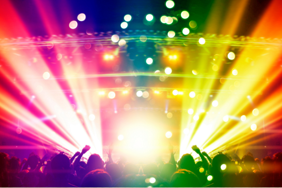 Party lights, leads to place a hold on entertainment at the Main Library.