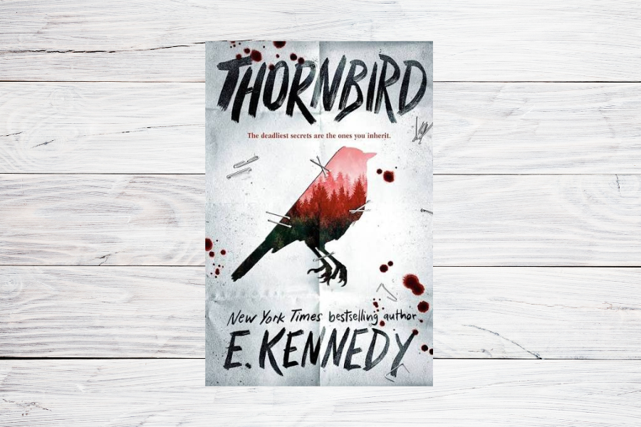 Book cover of "Thornbird" by E. Kennedy, points to teen book list.